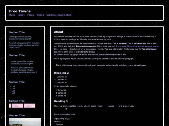index screenshot
