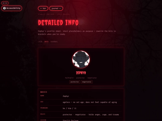 zephyrs-info screenshot