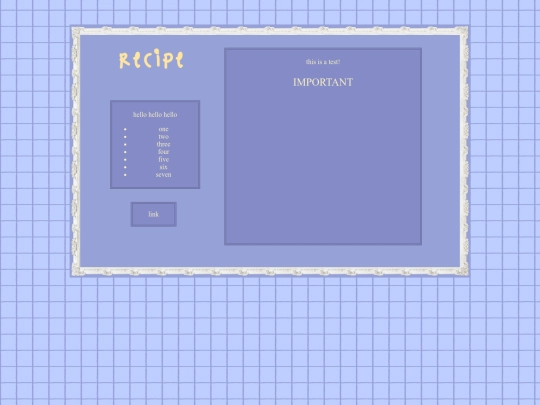recipes/testrecipe screenshot