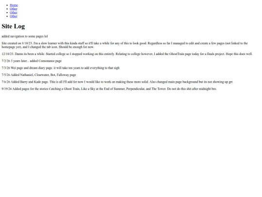 SiteLog screenshot