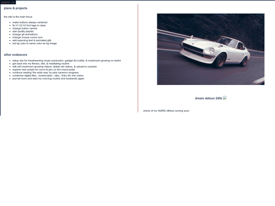 projects screenshot