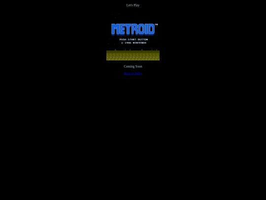 Metroid LP/metroidlpindex screenshot