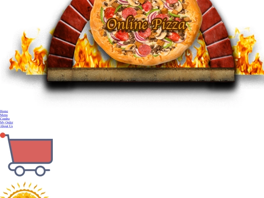 OnlinePizzaProject-Old-html/Menu screenshot