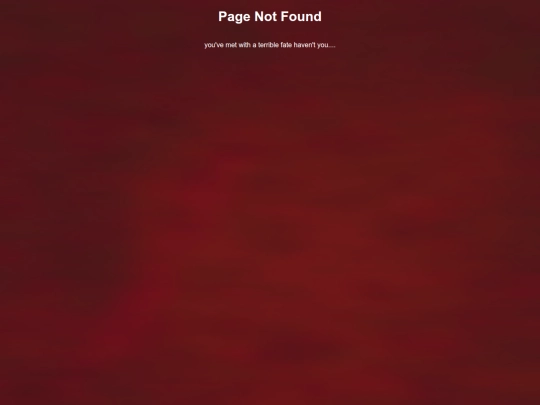 not_found screenshot