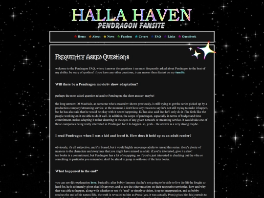 faq screenshot