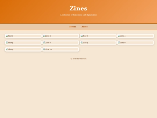 zines screenshot