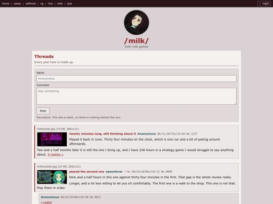 milk screenshot