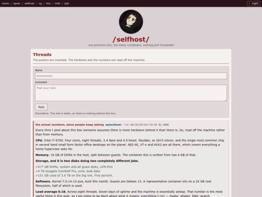selfhost screenshot