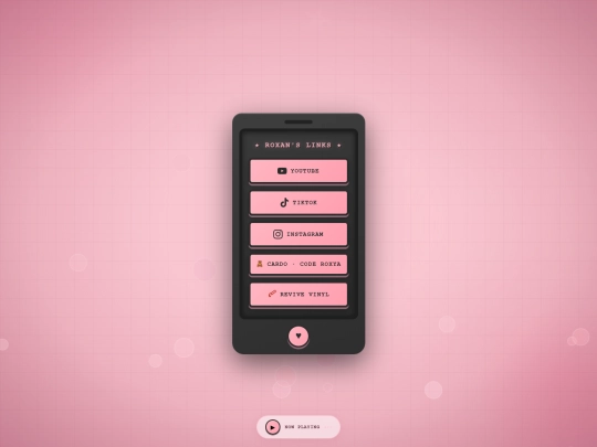 Links screenshot