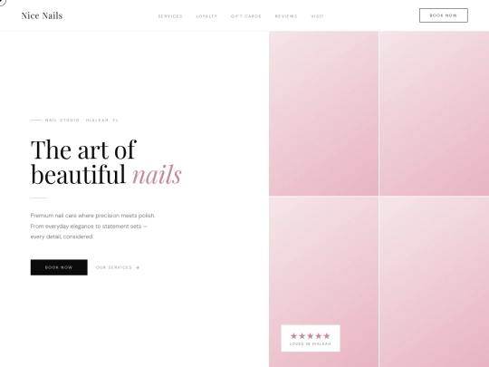 nicenails/mocksite screenshot