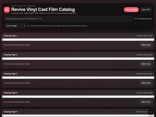 revive/E-Catalog screenshot
