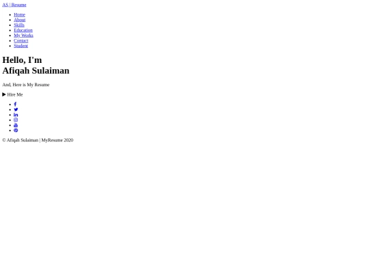 E-RESUME-WEBSITES screenshot