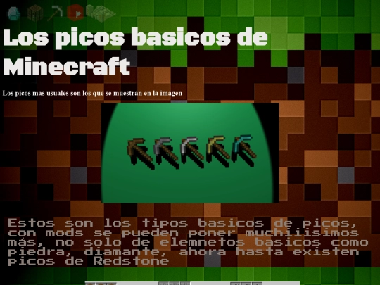 Tiposdepicos screenshot