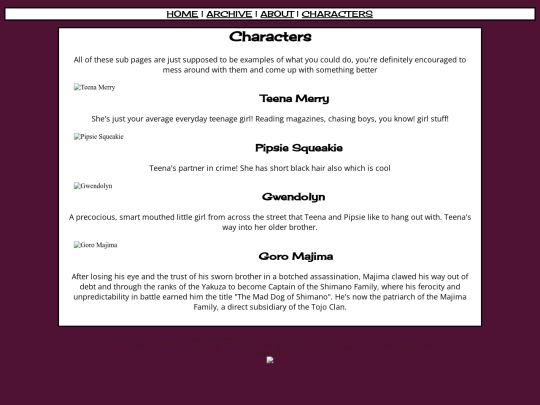 characters screenshot