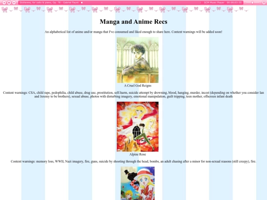 mangarecs screenshot