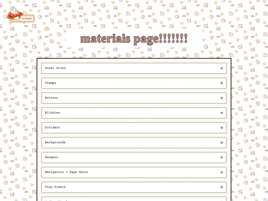 materials screenshot