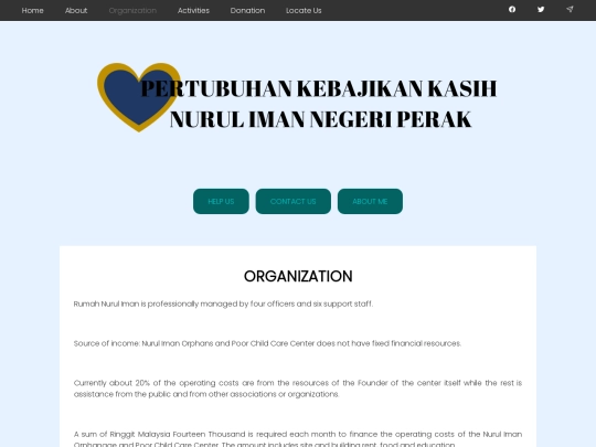 organization screenshot