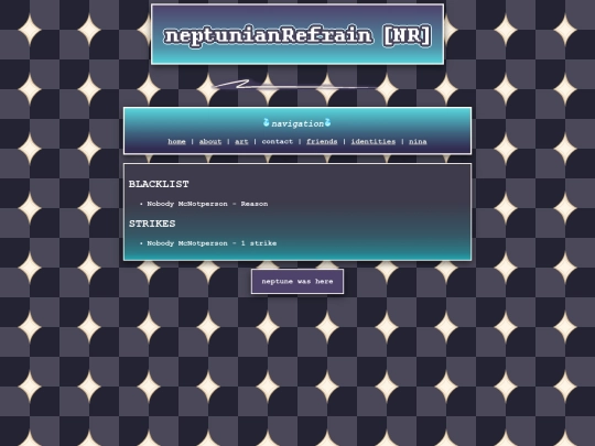 blacklist screenshot