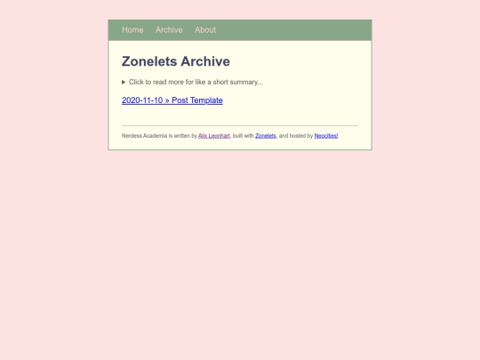 archive screenshot