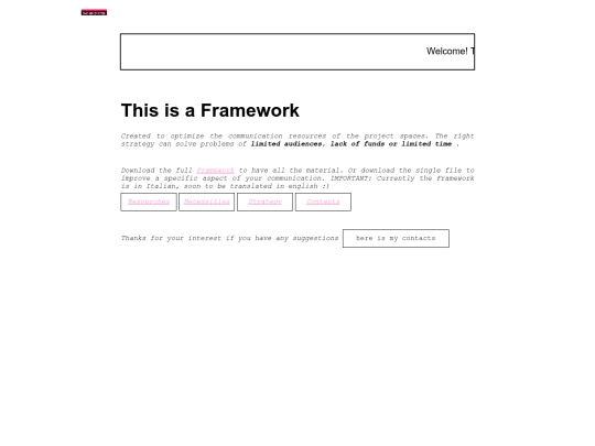 framework-tesi/framework screenshot
