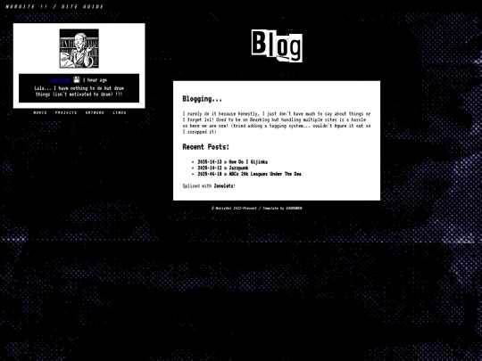 blog screenshot