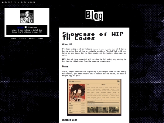 blog/posts/2025-12-03-Showcase-of-WIP-TH-Codes screenshot