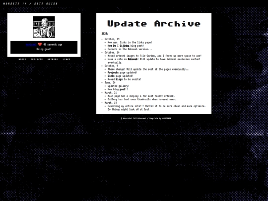 updates screenshot