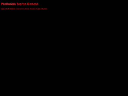 test screenshot
