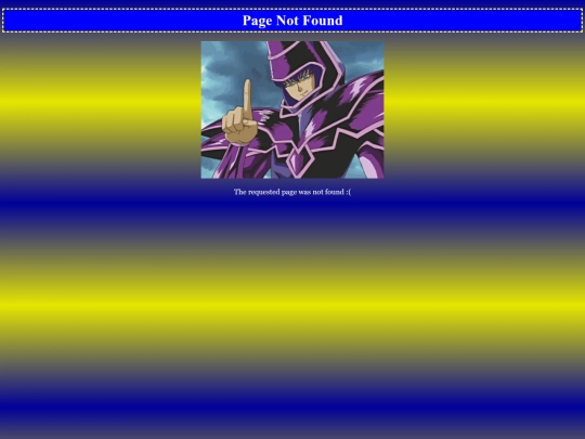 not_found screenshot
