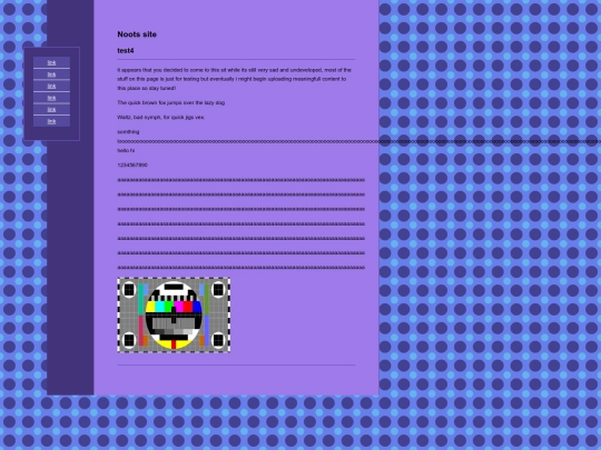 testpage screenshot