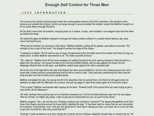 fanfic/ffxii/BalthierAl-Cid/Enough Self Control for screenshot