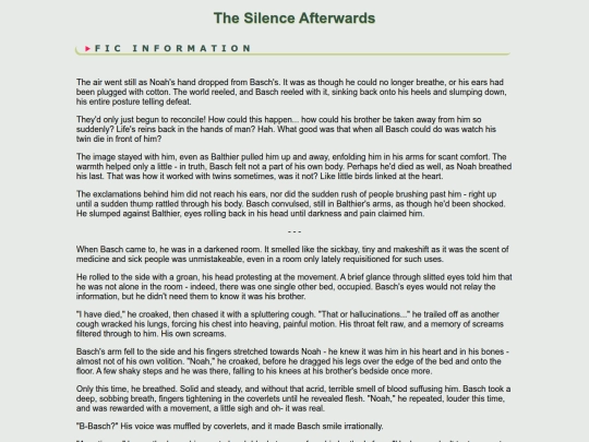 fanfic/ffxii/NoahBasch/The Silence Afterwards screenshot