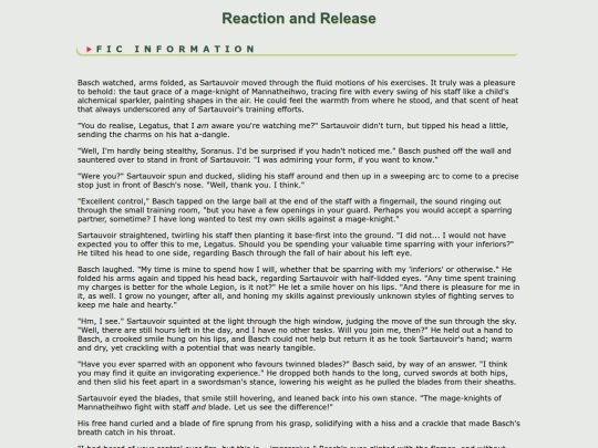 fanfic/ffxiv/SartBasch/Reaction and Release screenshot