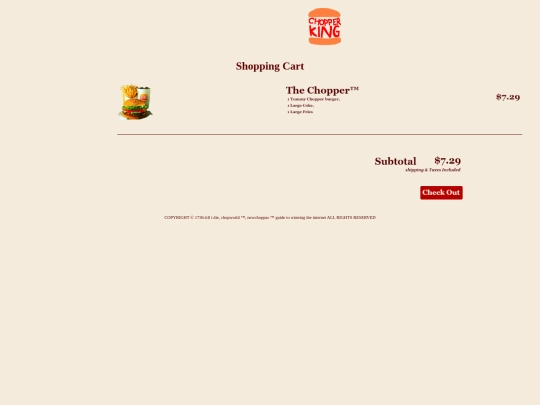 cart screenshot