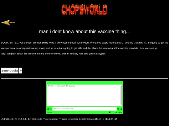 vaccine screenshot