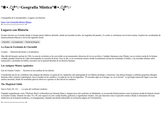 geografia-mistica screenshot