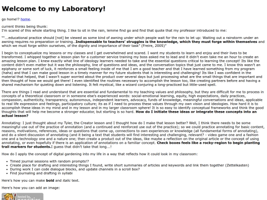 lab screenshot