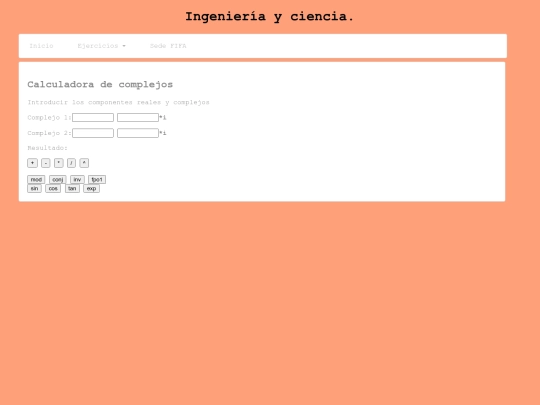 calculadoracomplejos screenshot