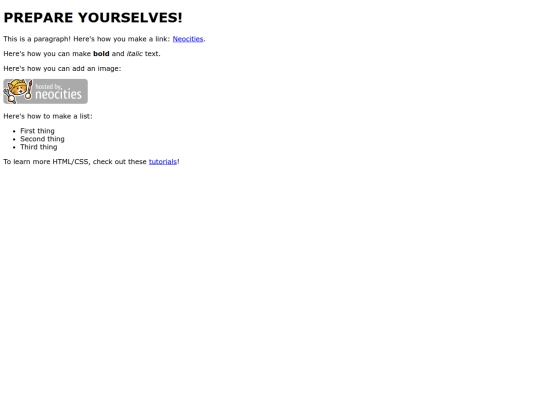 index screenshot