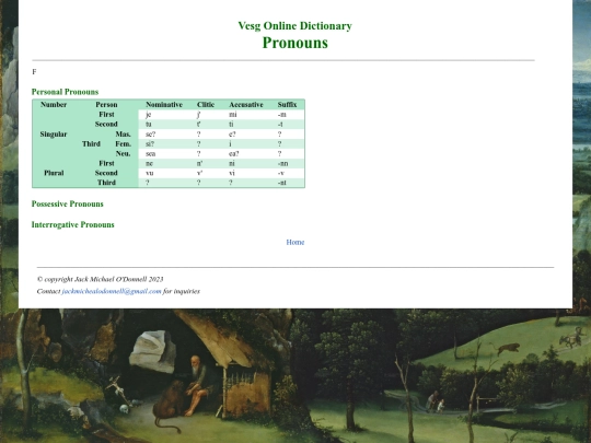 vesg/pronouns screenshot