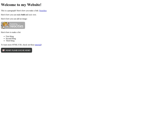 testpage screenshot