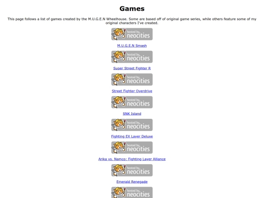 games screenshot