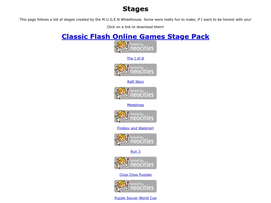 stages screenshot