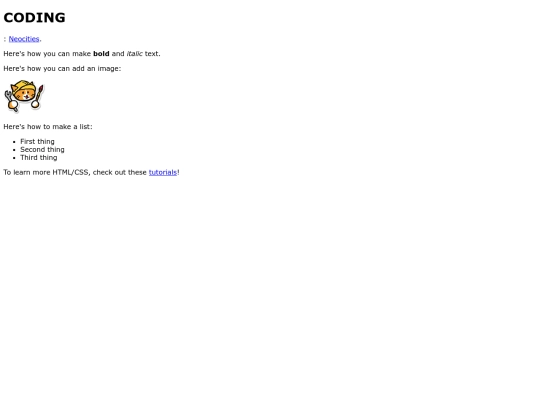 index screenshot
