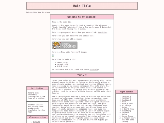 test screenshot