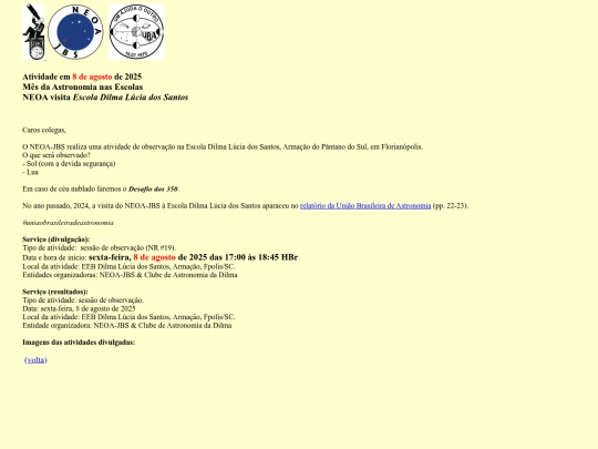 neoa/08ago2025 screenshot