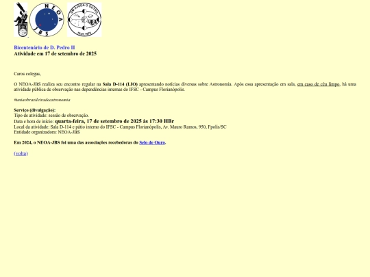neoa/17set2025 screenshot