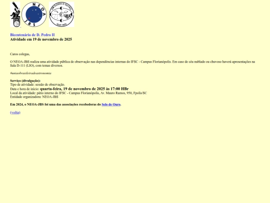 neoa/19nov2025 screenshot