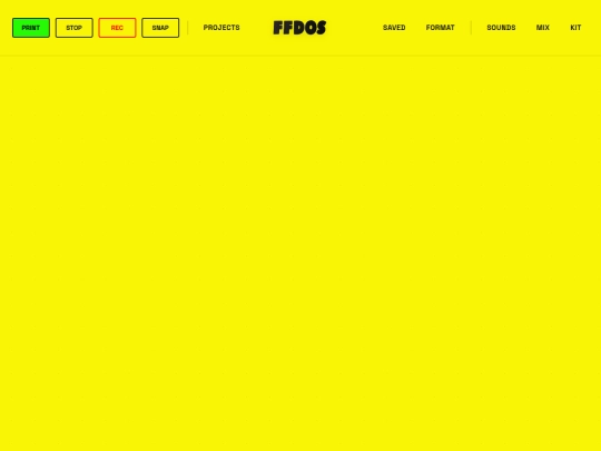 aYELLOWFFDOSPITCHRECORD screenshot