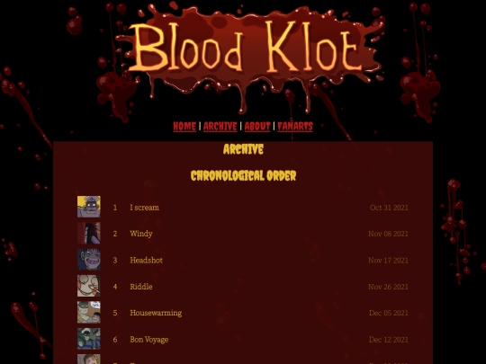 bloodklot/archive screenshot